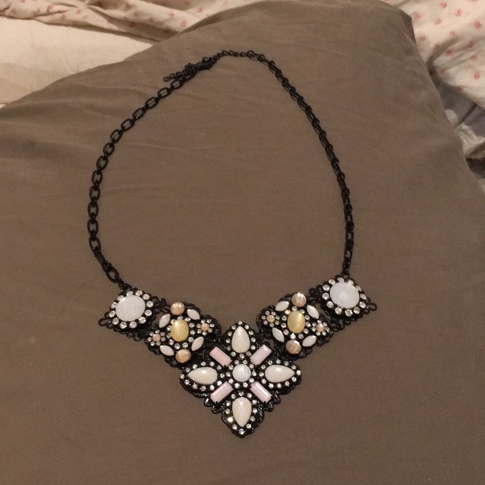 Lane Bryant Necklace- Pink and black Plus size